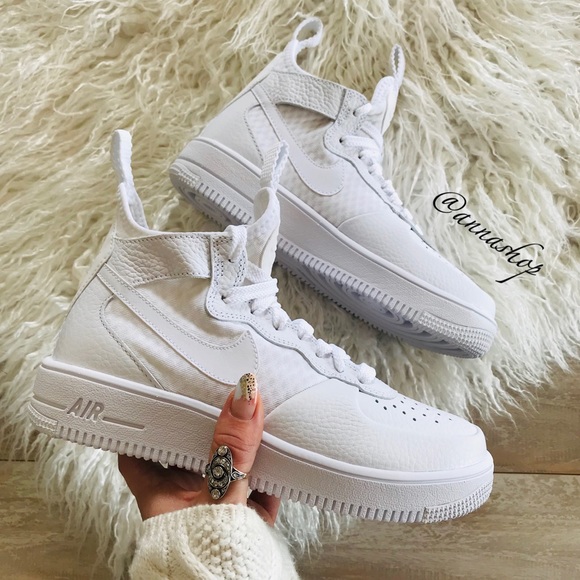 NWT Nike Air Force 1 Ultraforce Triple White - Picture 2 of 8